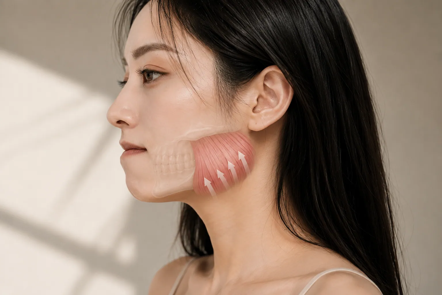 咬肌收缩